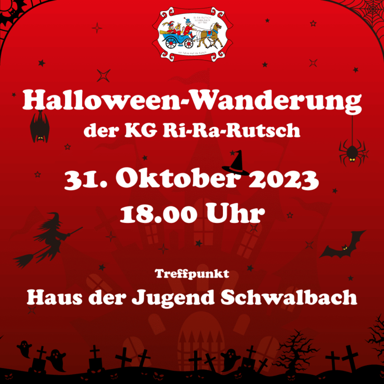 Halloween Wanderung der KG Ri-Ra-Rutsch