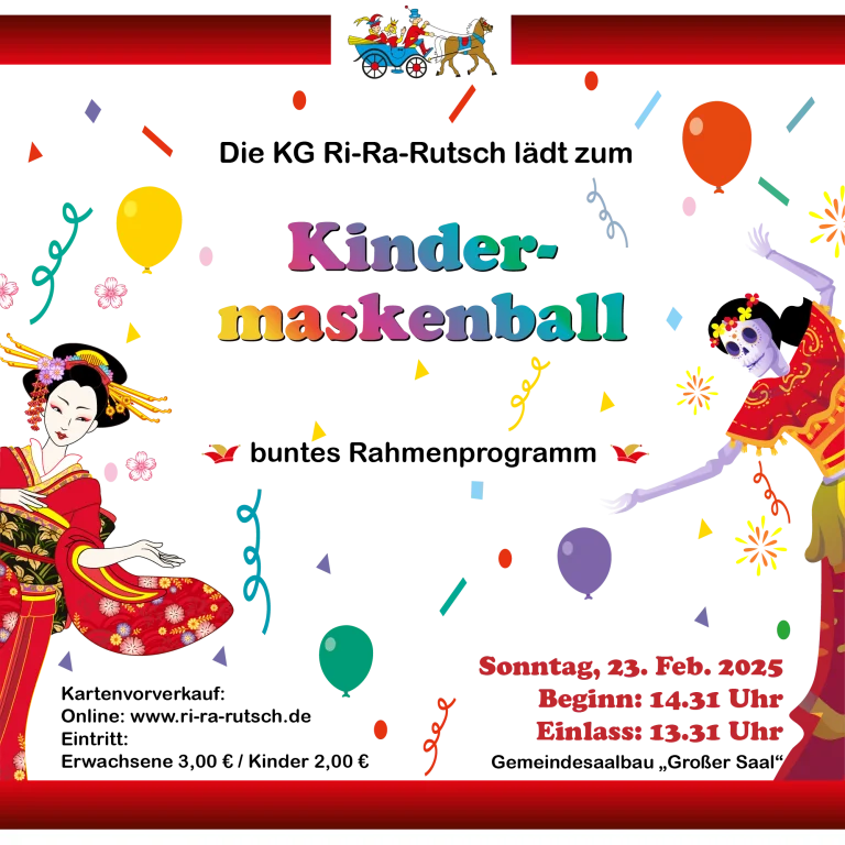 KG Ri-Ra-Rutsch Kindermaskenball 2025